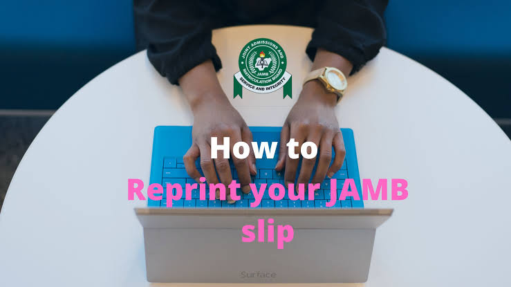 how to Print jamb slip 