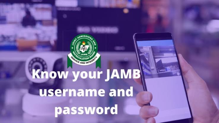 Jamb username and password 