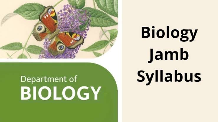 Jamb biology syllabus 